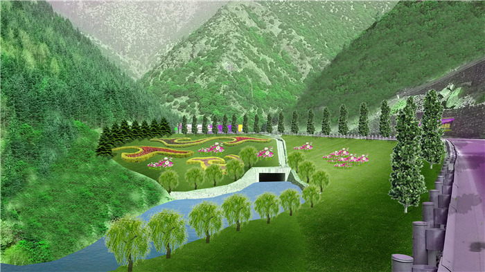 雅江县G318线八角楼乡卧龙寺植被恢复项目设计